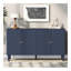 Élégant buffet à quatre portes avec des portes à motif ondulé, des pieds cylindriques et des poignées en métal élégantes, réglable, adapté pour le bureau, le vestibule et le salon-462888344