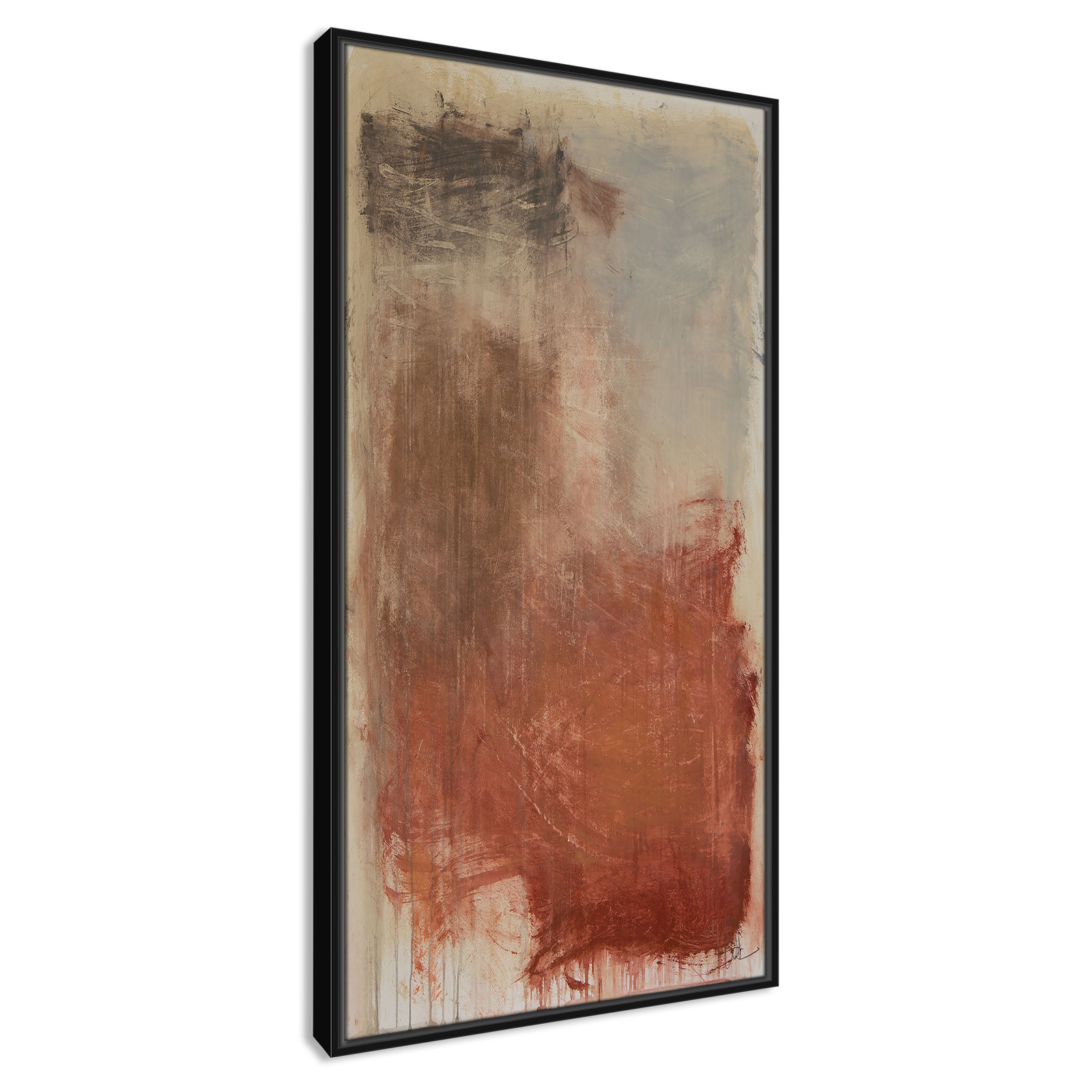 Colin "Autumn Over The Riviera" Print, 41.5" H x 21.5" W, Black