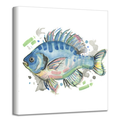 " White Trout " by Brandon Thomas Painting Print