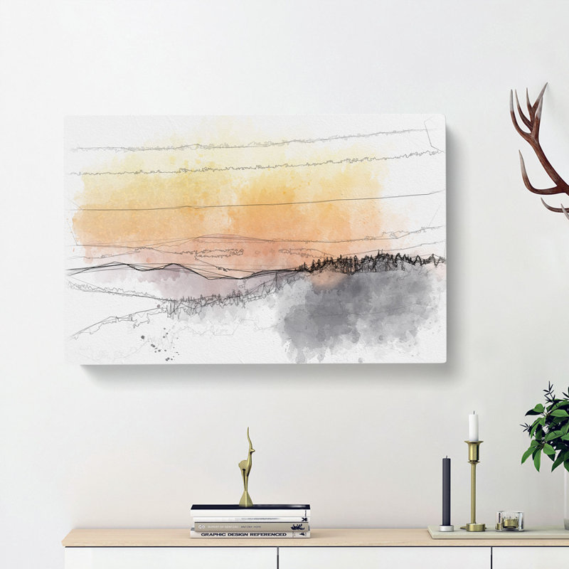 Sunset View - Wrapped Canvas, 50cm H x 76cm W x 3cm D