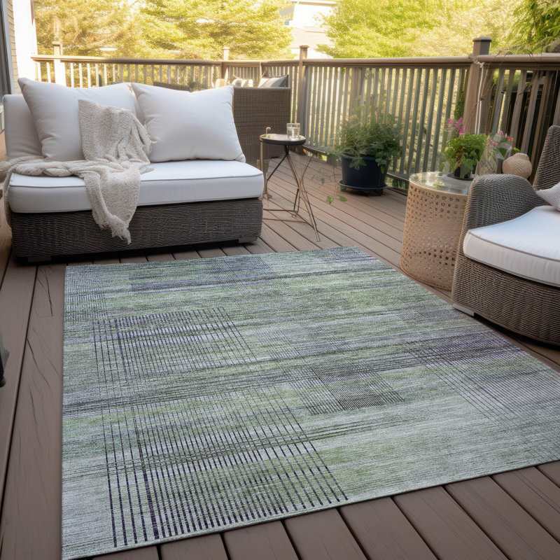 Tapis antidérapant Charlianne, Rectangle 5 pi x 7 pi 6 po