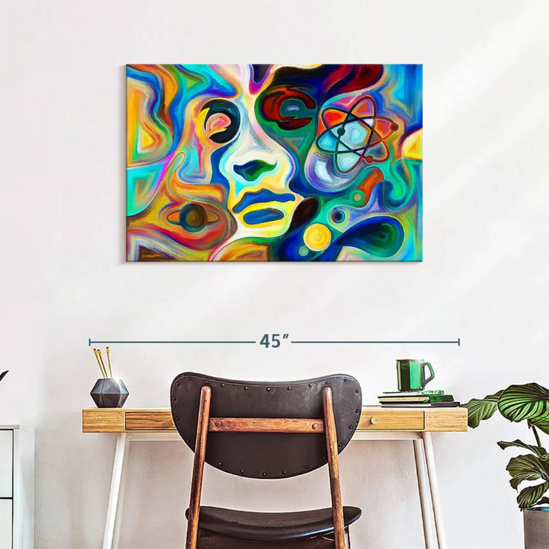Avery Abstract Galaxy, 24" H x 36" W
