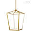 Lustre géométrique à 12 lumières Wampsville-1753037346