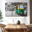 «Indian Rickshaw Pop Canvas Print» sur véhicule-1199714113