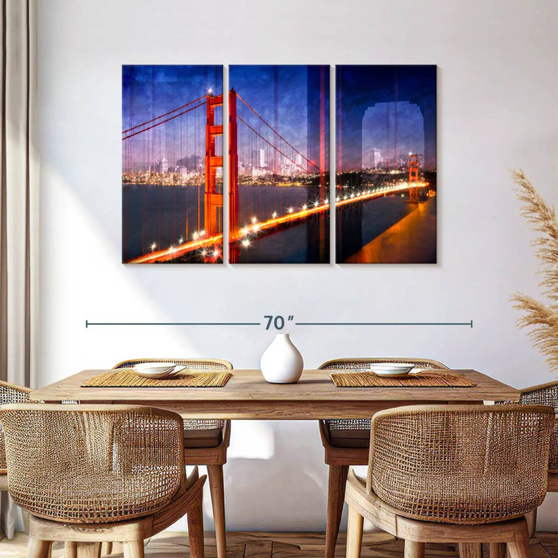 Lilie Golden Gate Bridge Composing, 36" H x 57" W