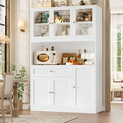 Kirklyn 72.2" H Manufactured Wood Pantry Cabinet