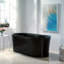 Baignoire de trempage incurvée en acrylique autoportante 59 po. X 29,52 po.-89090729-100481067