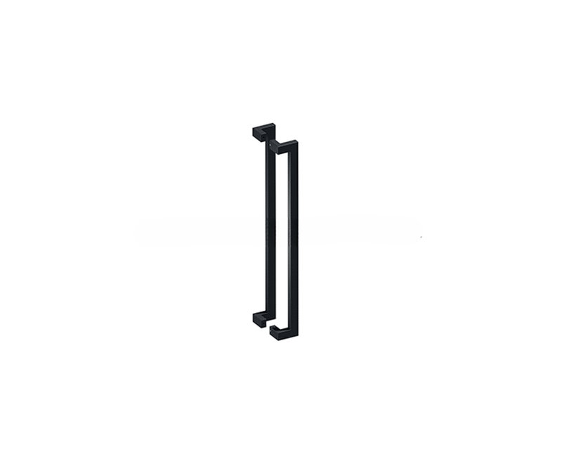 Deltana SSPOBB36U19 36" BACK-TO-BACK MODERN OFFSET PULLS in Paint Black