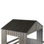 Lit superposé simple en bois sur lit double, lit mezzanine avec maisonnette-1905502664