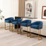 Tabouret de comptoir rembourré en velours l 22 po Sistrunk