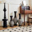 Ensemble de 3 vases de sol modernes en PVC, durables et élégants pour rehausser la décoration intérieure et ajouter de l'élégance à n'importe quelle pièce