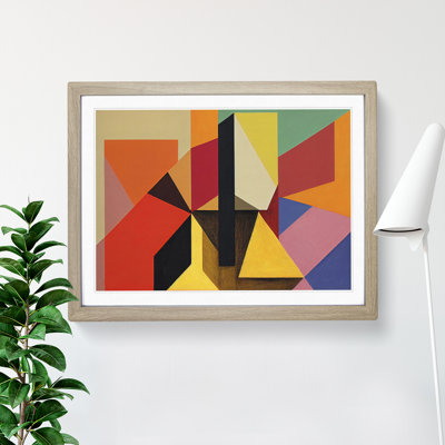 XH1022-8673X Suprematism Abstract Art Vol.4 1 Piece Single Picture Frame Painting