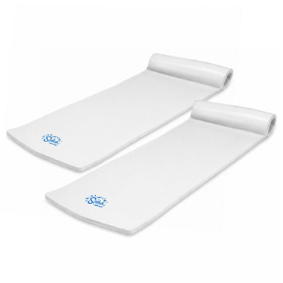 TRC Recreation Splash 1.25" Thick Foam Swimming Pool Float Lounger Mat