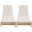 Chaise longue avec coussin Mallacia