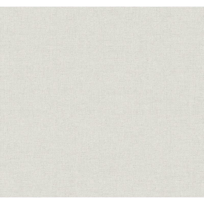 Papier peint chiné lin blanc cassé, Gris