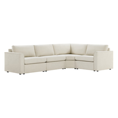 Oliva 4 - Piece Upholstered Modular Sectional