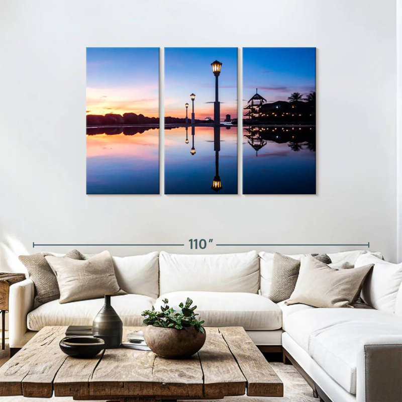 Gillard Curacao Urban Seascape, H 48 po x l 74 po