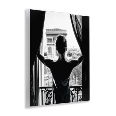 «Morning In Paris Silhouette», plaque murale par Annabelle Hall