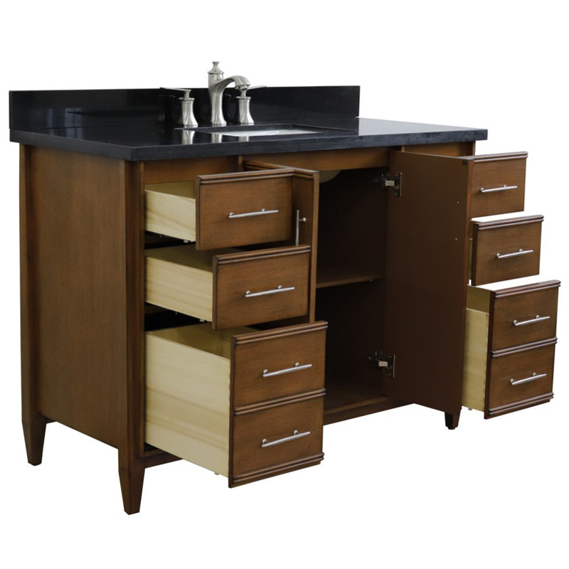 Ensemble de meuble-lavabo simple 49 po Harvell, Noir