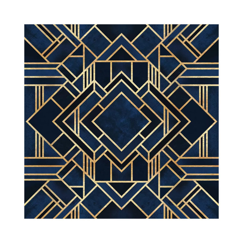 Art Deco III by Elisabeth Fredriksson - Wrapped Canvas Gallery-Wrapped Canvas Giclée