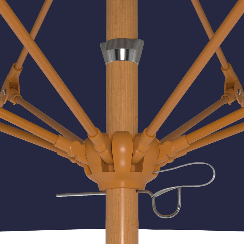 Parasol en bois de teck 7,5 pi, Marine