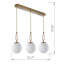 Luminaire suspendu pour îlot de cuisine 3 lumières à hauteur réglable