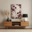 Abstrait floral 38, art mural en métal beige-1376853745