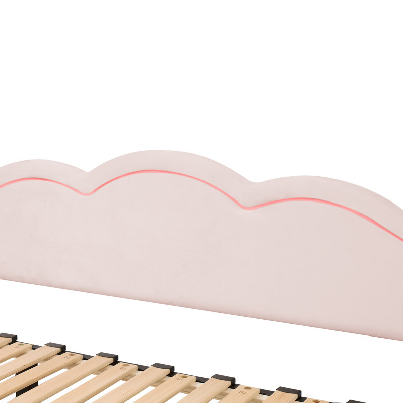 Upholstered Bed, Pink