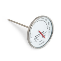 Escali AH1 Stainless Steel Oven Safe Meat Thermometer, Extra Large  2.5-inches Dial & AH2 Instant Read Small 1-inch Dial Thermometer Fahrenheit