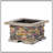 28" Burning Outdoor Fire Pit Table With Lid-114839074