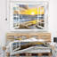 Tapisserie coucher de soleil avec fenêtre ouverte-28508260