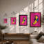 Banana Beats Pop Art - Framed Print-990715232-990715236