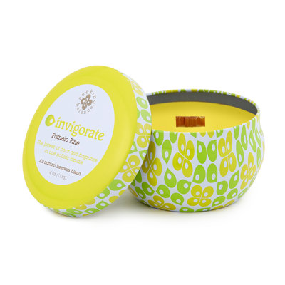 Bougie parfumée en forme de pin