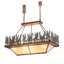 Luminaire suspendu oblong 42 po Pine Lake
