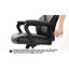 Fauteuil de direction en cuir avec fonction berçante réglable Jakorey-88602667