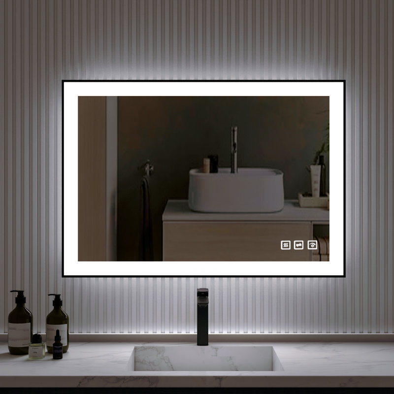 Aluminum Flat Mirror, 40" H x 24" W 