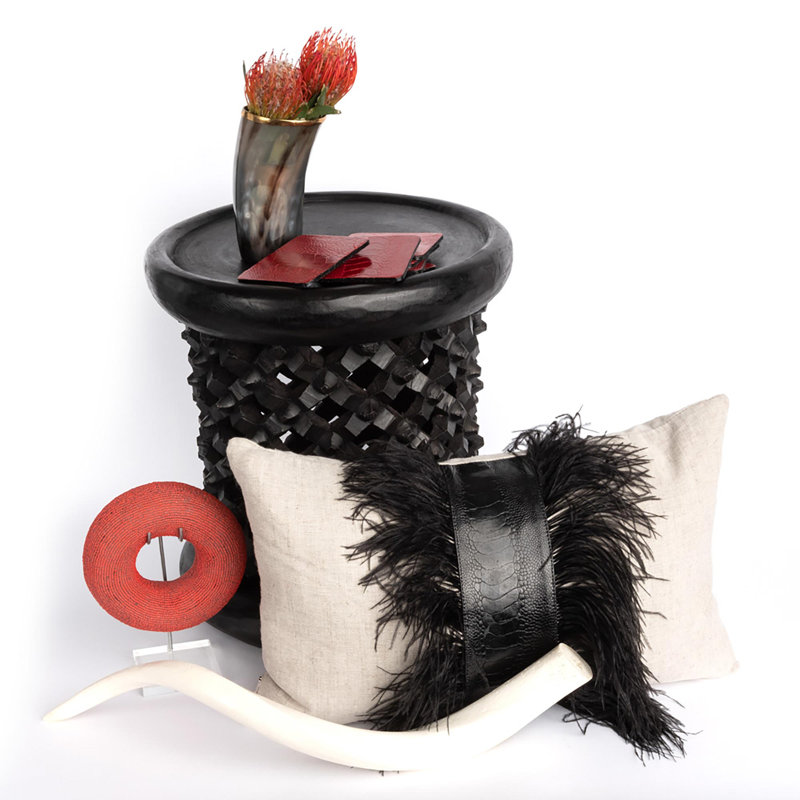 6" Ankole-Watusi Cow Horn Vase