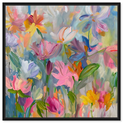 Blossom Rift Canvas Floral Abstract Art by Art Remedy