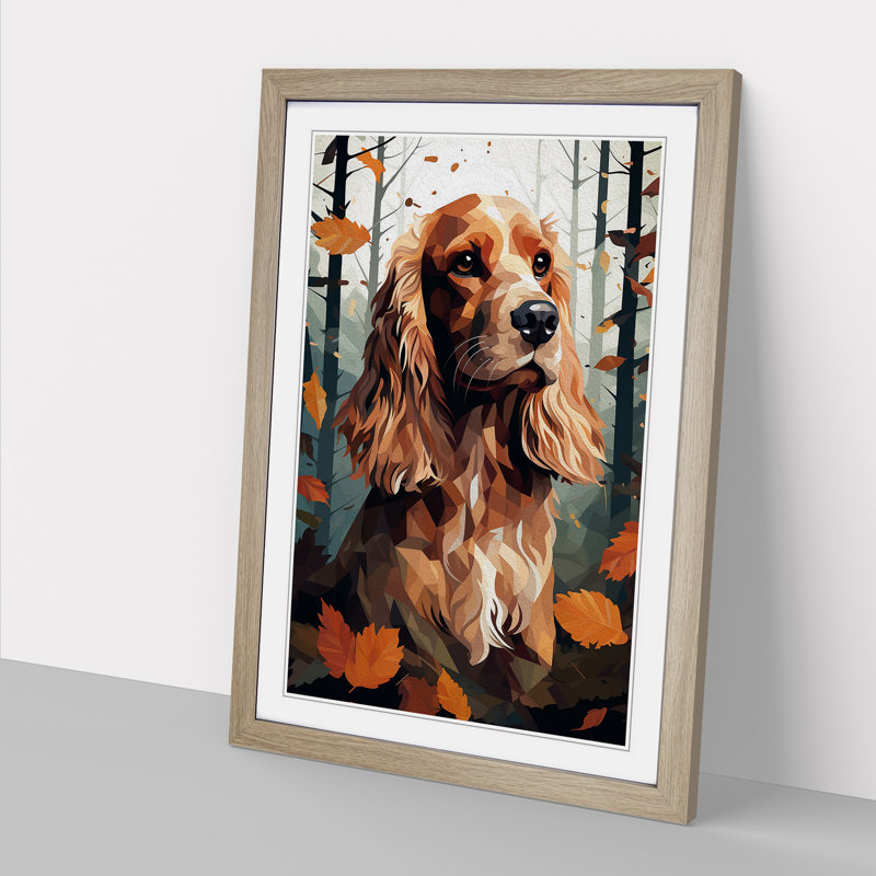 Single Picture Frame Print on Wood, Oak Framed, 34cm H x 25cm W