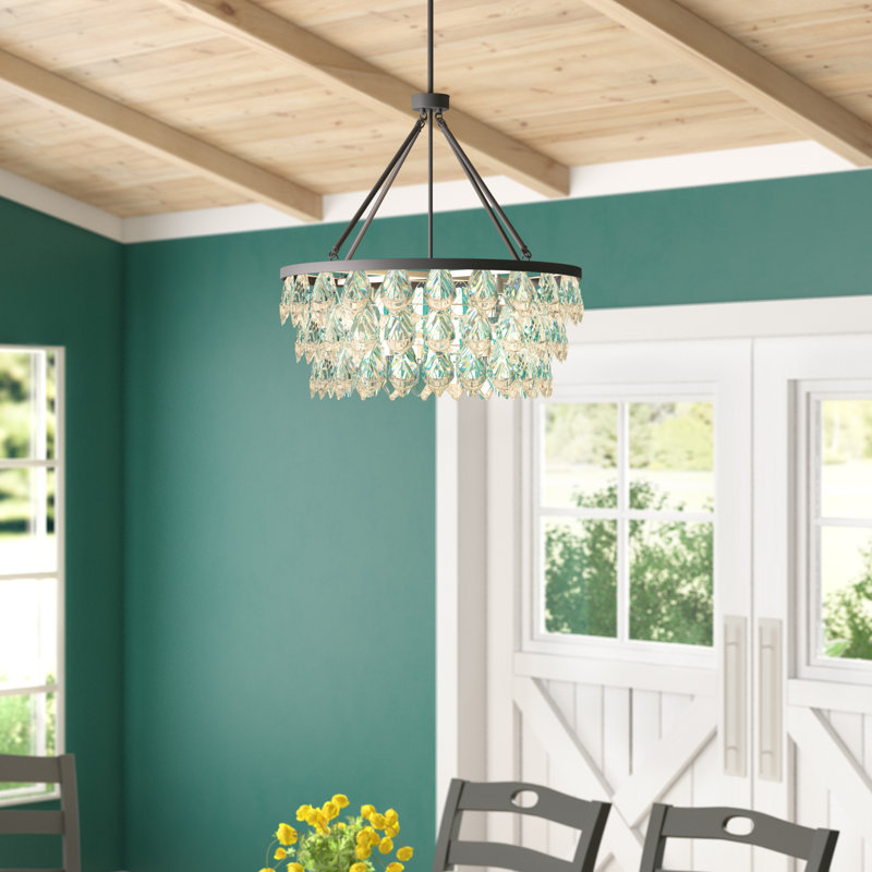 Lustre unique/unique à niveaux 7 lumières dhairya