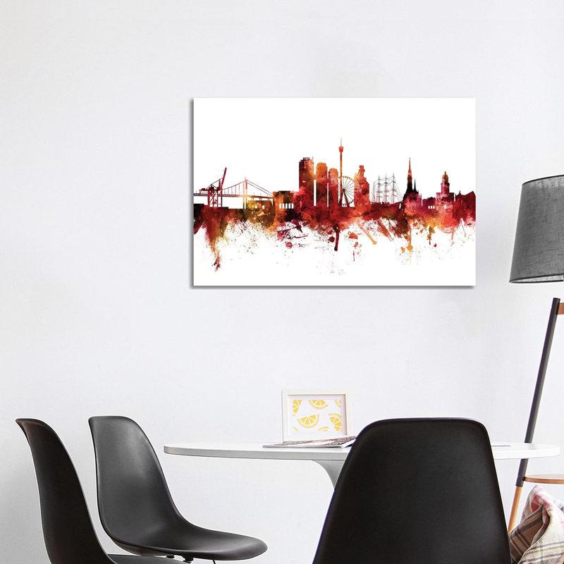 Gothenburg, Sweden Skyline by Michael Tompsett - Wrapped Canvas Gallery-Wrapped Canvas Giclée