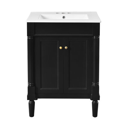 Meuble-lavabo de salle de bain moderne à 2 niveaux avec meuble-lavabo supérieur
