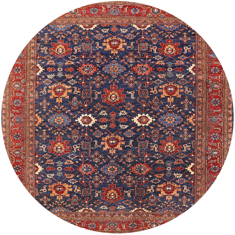 Oriental Indoor Rug, Round 7'