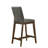 Upholstered Counter Stool with Solid Wood Frame-940599621-940597483
