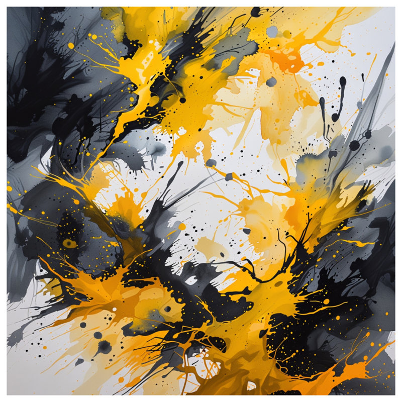 Rideaux abstraits, voilages et voilages abstraits - 1 panneau, Blockout, 50" x 92" - 1 Panel