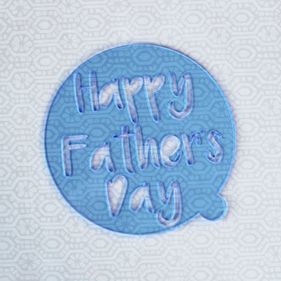 Holt Fathers Day Cake Stencil