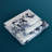 Lunaria 3-Piece Navy Watercolor Duvet Cover Set, 100% Long-Staple Cotton, Soft & Breathable Comfort-61960018