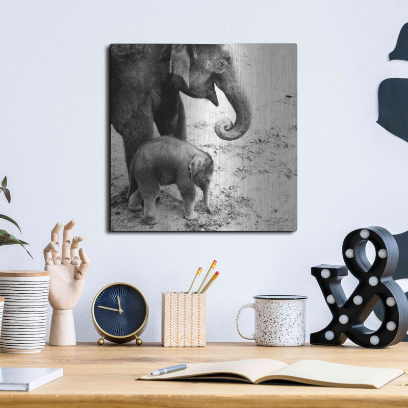Latitude Run® «Mother and Daughter» par Debra Van Swearingen, art mural en métal, H 12 po x l 12 po
