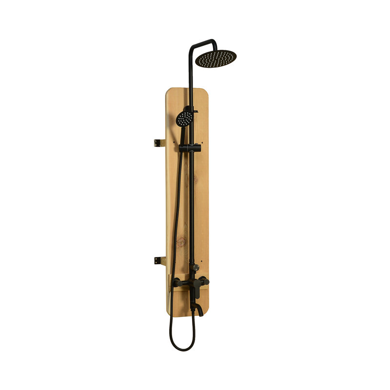 Meridian Wall Shower Onyx