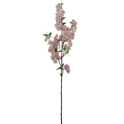 2pc Light Pink 48"cherry Blossom Spray